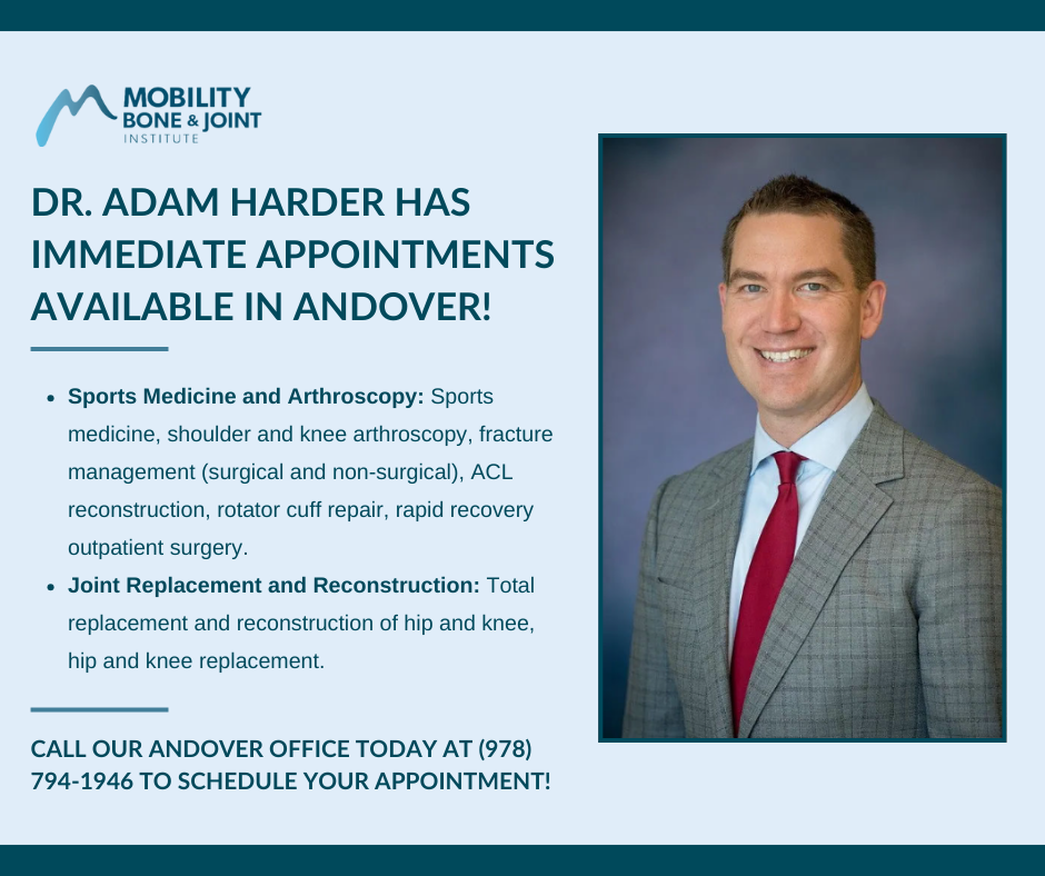 Adam Harder Appointments | Mobility Bone and Joint